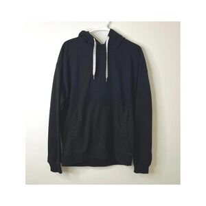 Stoic Hoodie Black Pullover Fleece Drawstring Mens Size M